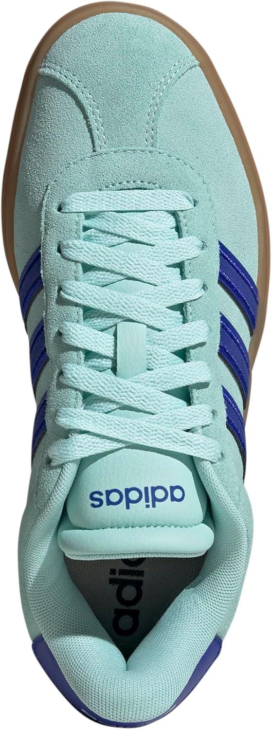imageadidas Womens VL Court 30 SneakerSemi Flash AquaLucid BlueGum