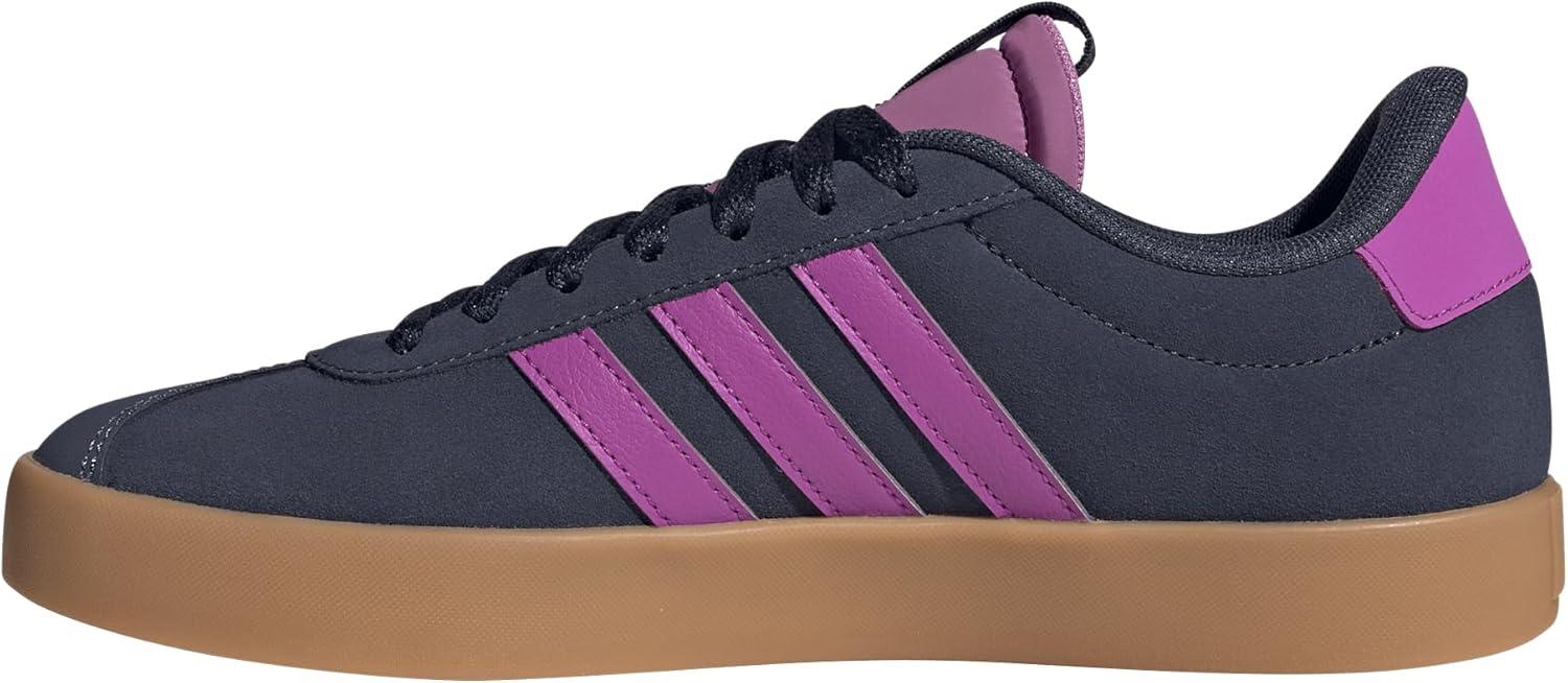 imageadidas Womens VL Court 30 SneakerShadow NavyPurple BurstSilver Metallic