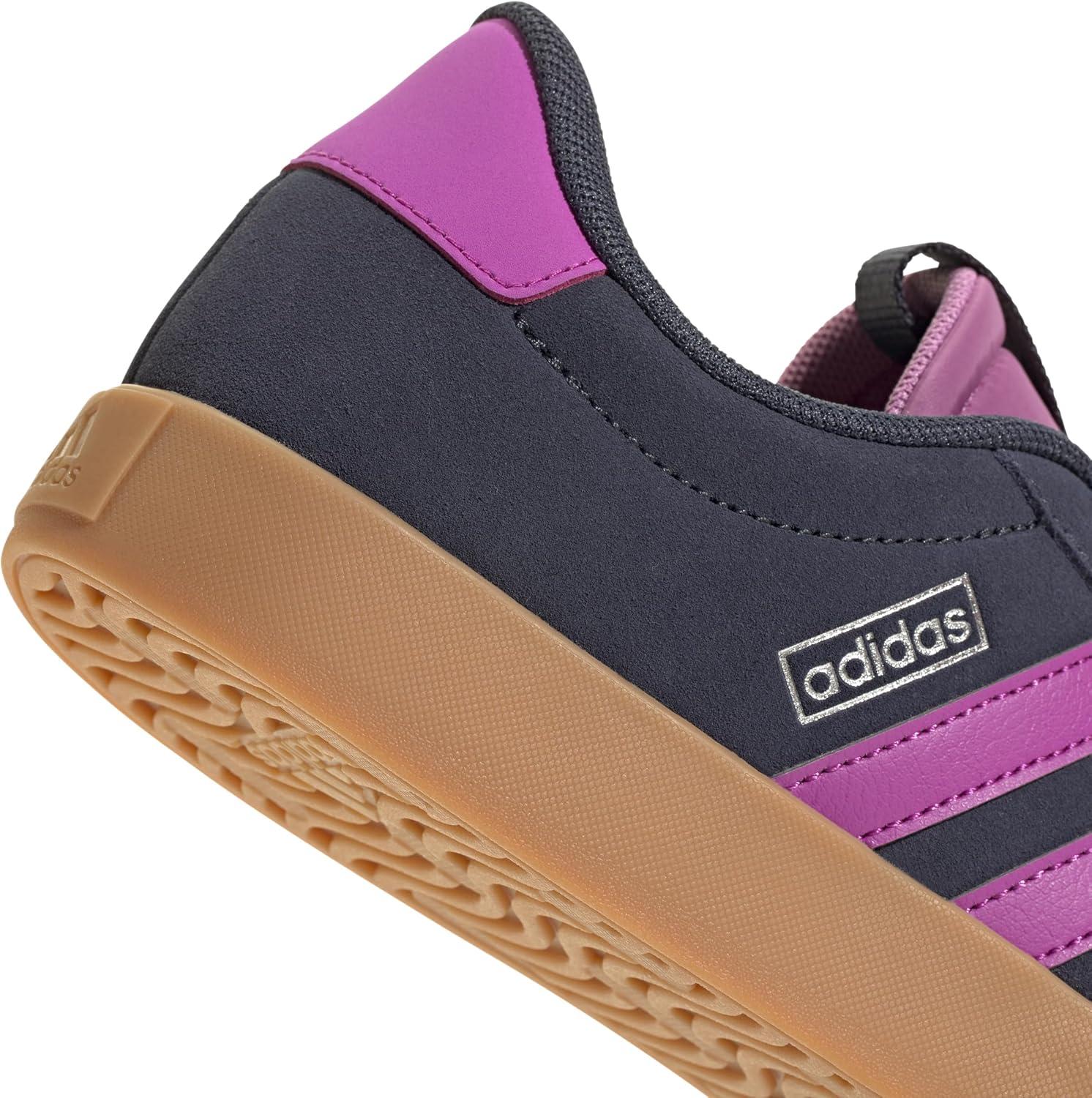 imageadidas Womens VL Court 30 SneakerShadow NavyPurple BurstSilver Metallic
