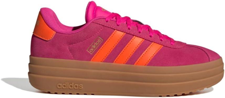 imageadidas Womens VL Court 30 SneakerShock PinkWhiteGold Metallic