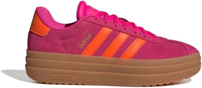 imageadidas Womens VL Court 30 SneakerShock PinkWhiteGold Metallic