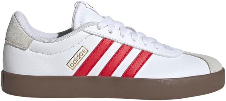 imageadidas Womens VL Court 30 SneakerWhiteBetter ScarletGum