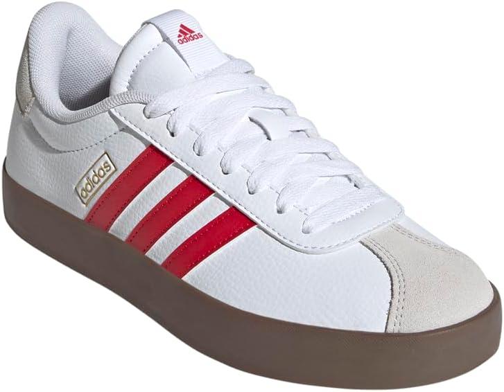 imageadidas Womens VL Court 30 SneakerWhiteBetter ScarletGum