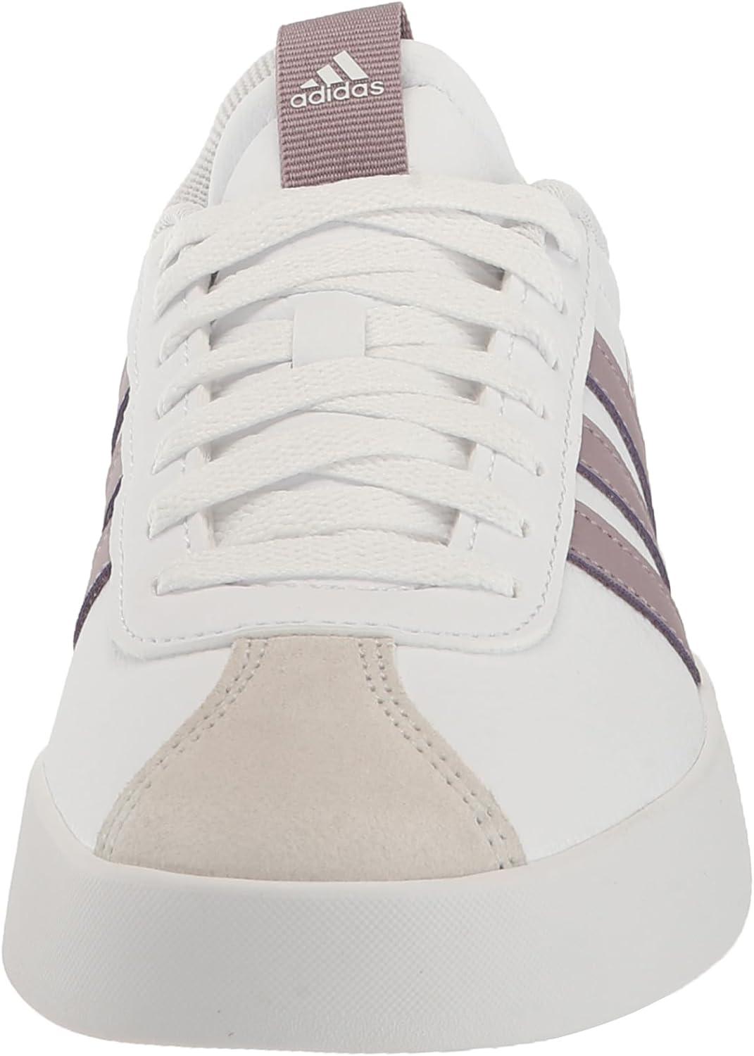 imageadidas Womens VL Court 30 SneakerWhitePreloved FigGrey