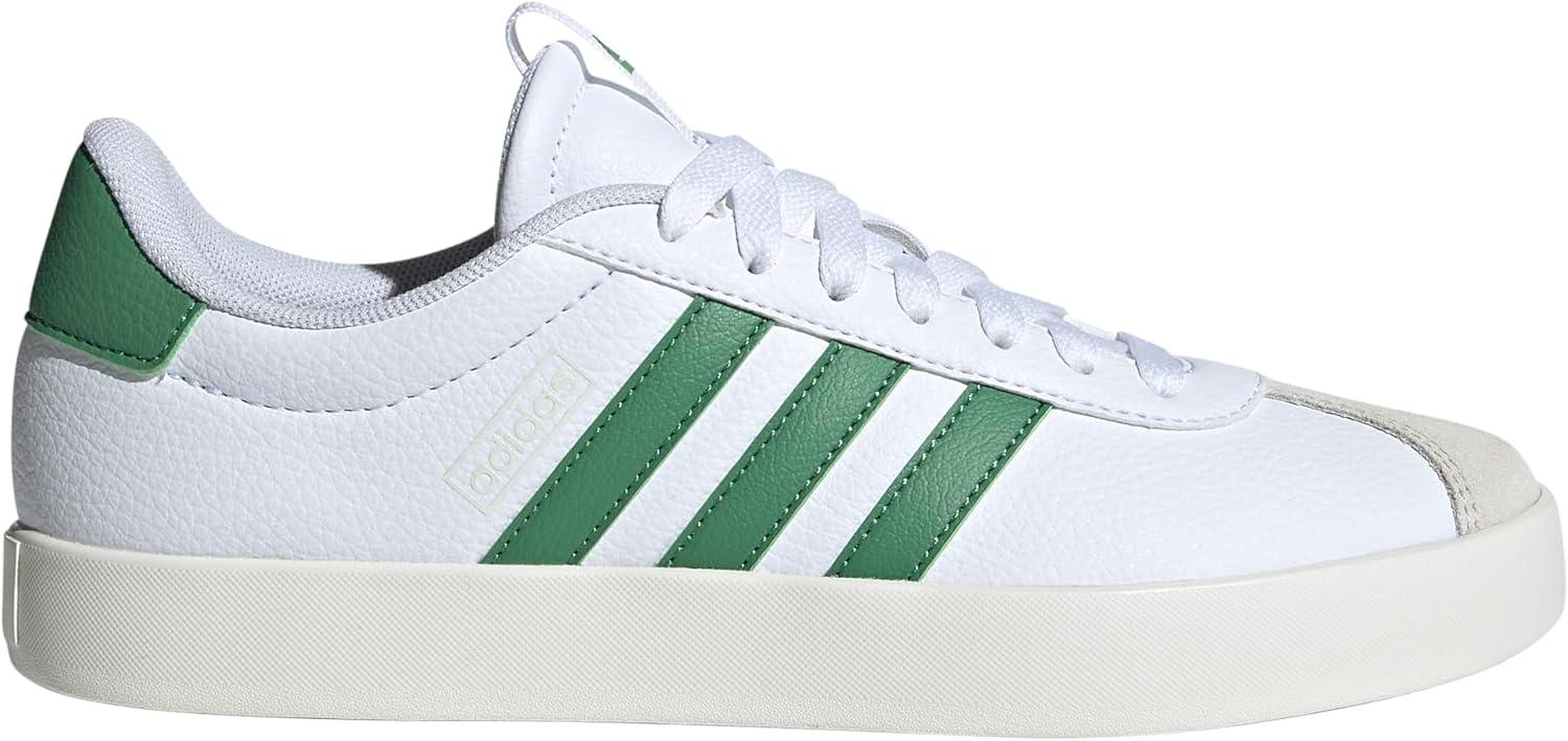 imageadidas Womens VL Court 30 SneakerWhitePreloved GreenAlumina
