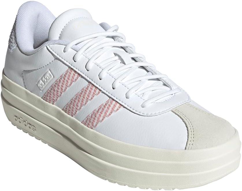 imageadidas Womens VL Court 30 SneakerWhitePreloved ScarletBlue