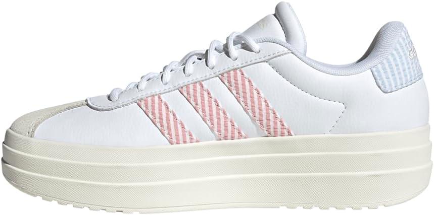 imageadidas Womens VL Court 30 SneakerWhitePreloved ScarletBlue