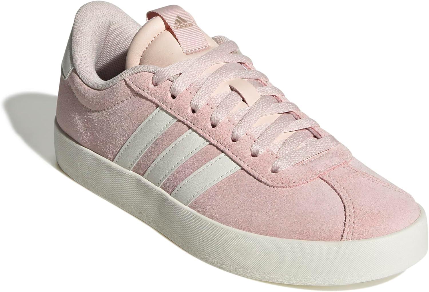 imageadidas Womens VL Court 30 SneakerWonder QuartzWhiteCyber Metallic