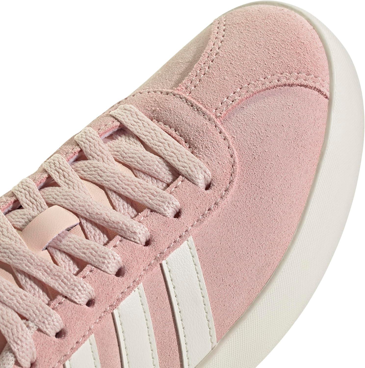 imageadidas Womens VL Court 30 SneakerWonder QuartzWhiteCyber Metallic