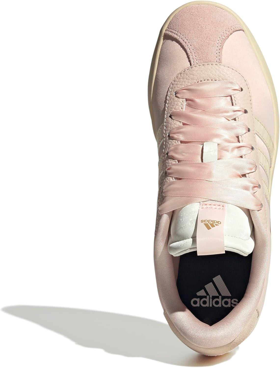 imageadidas Womens VL Court 30 SneakerWonder QuartzWonder WhiteGold Metallic