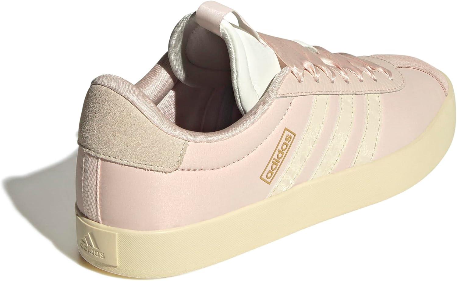imageadidas Womens VL Court 30 SneakerWonder QuartzWonder WhiteGold Metallic