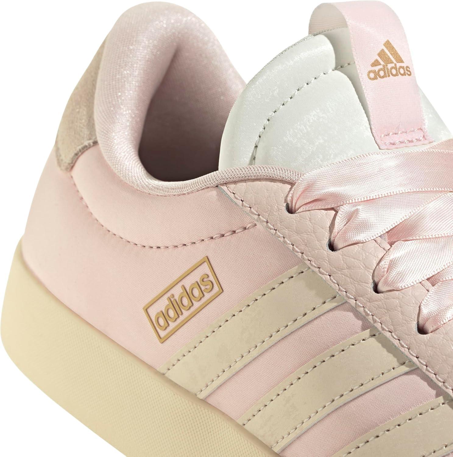 imageadidas Womens VL Court 30 SneakerWonder QuartzWonder WhiteGold Metallic