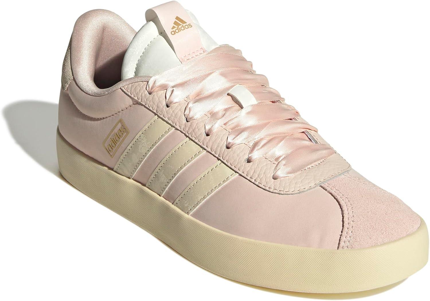 imageadidas Womens VL Court 30 SneakerWonder QuartzWonder WhiteGold Metallic