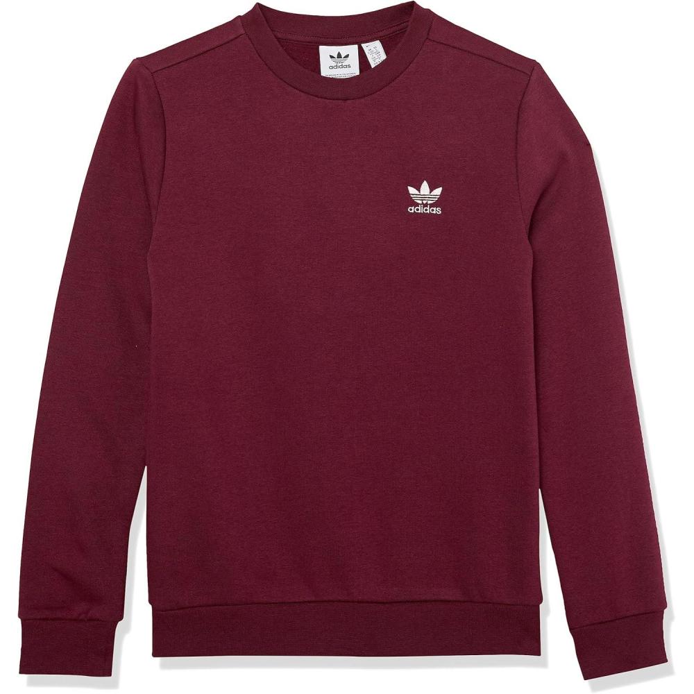 imageadidas Originals Kids Adicolor Crew SweatshirtMaroonClear Pink