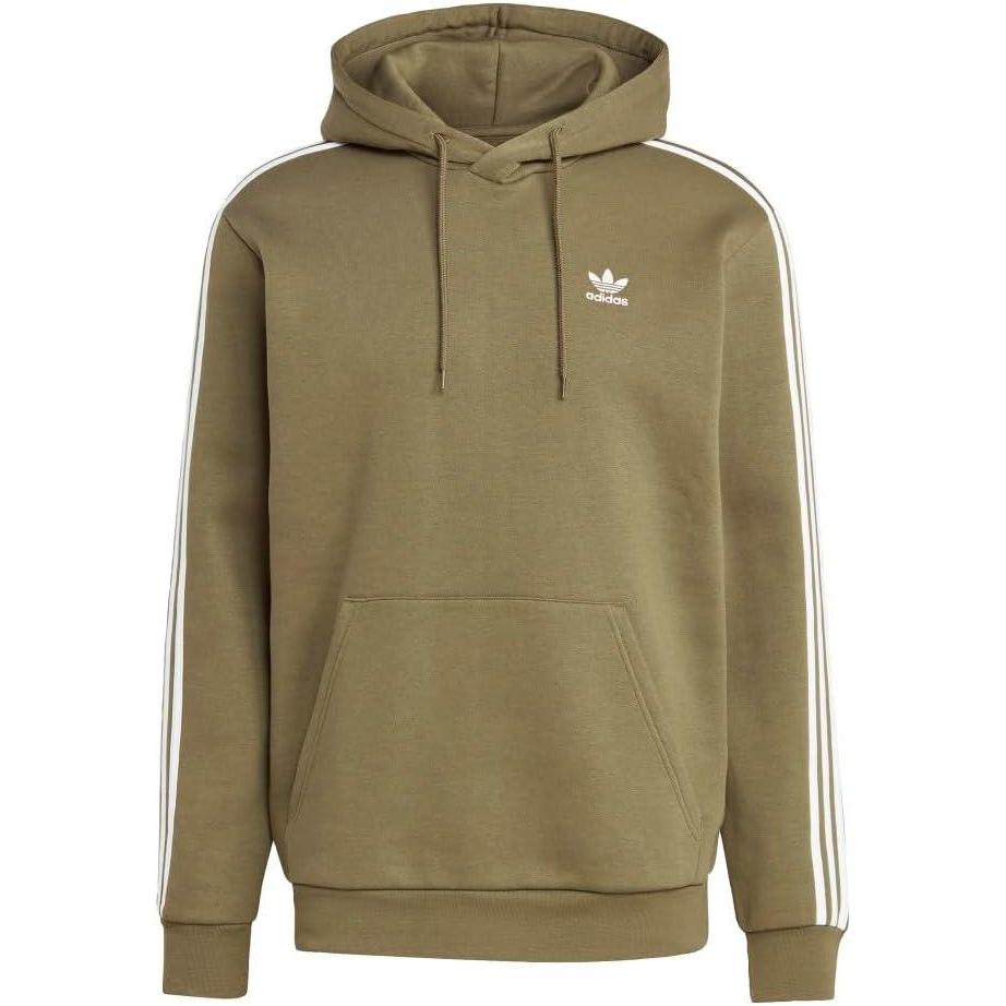 imageadidas Originals Mens Adicolor Classics 3Stripes HoodieOlive Strata