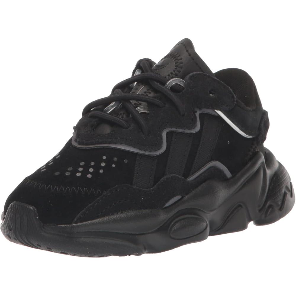 imageadidas Originals Mens Ozweego SneakerBlackBlackNight Metallic
