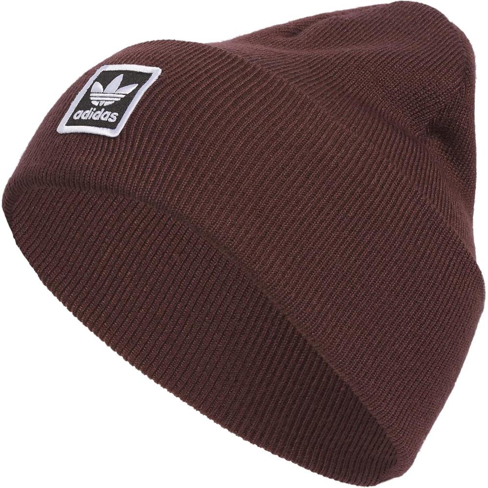 imageadidas Originals Tall Utility Cuff BeanieShadow Brown