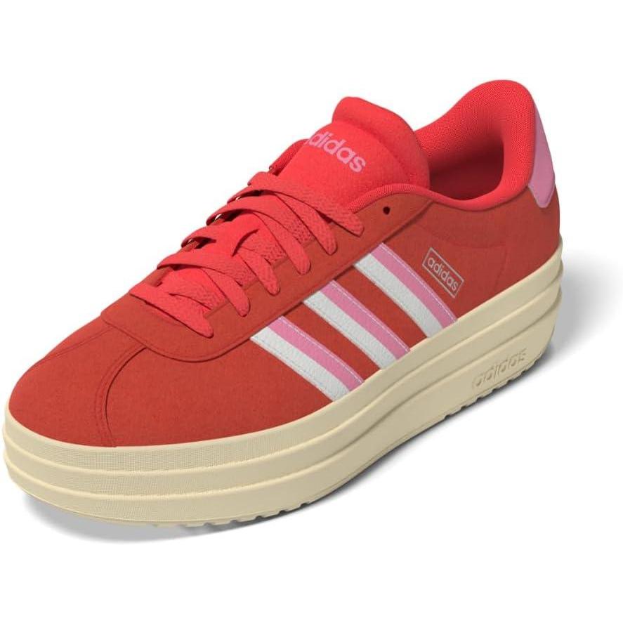 imageadidas Womens VL Court 30 SneakerBright RedBliss PinkCloud White
