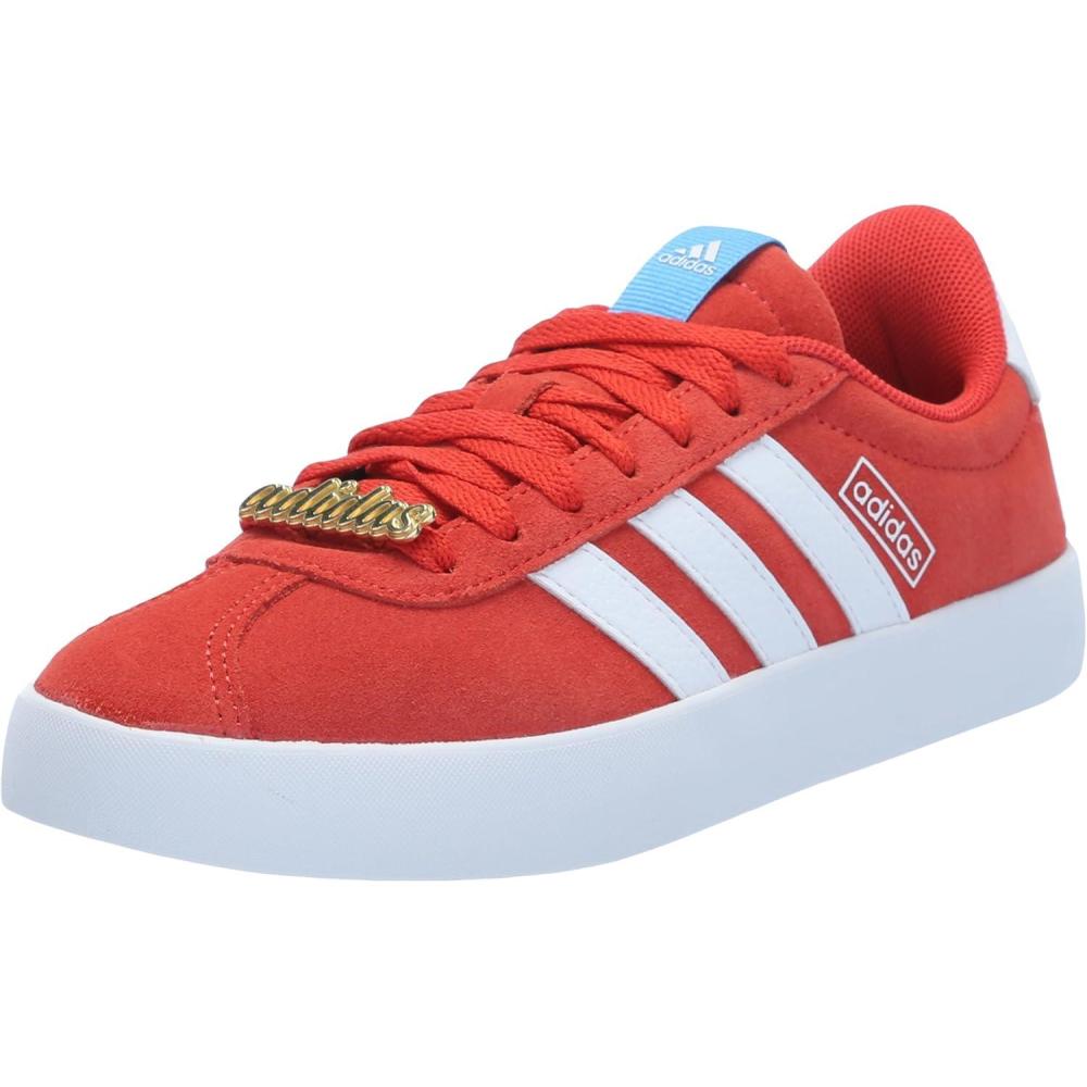 imageadidas Womens VL Court 30 SneakerBright RedWhiteBlue Burst