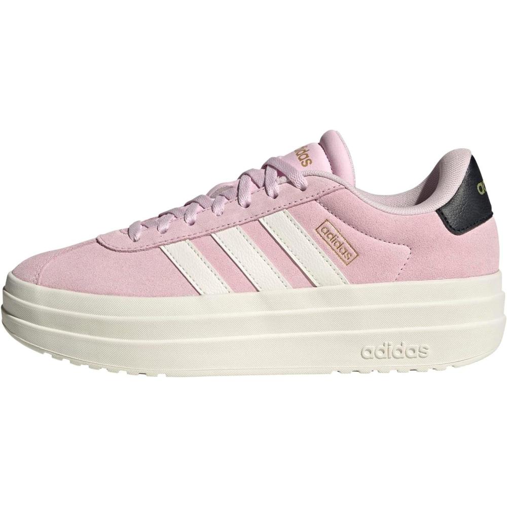 imageadidas Womens VL Court 30 SneakerClear PinkWhiteBlack