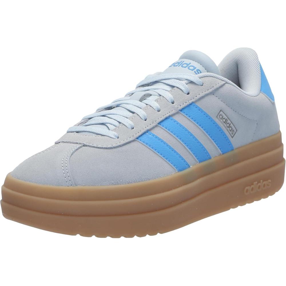 imageadidas Womens VL Court 30 SneakerHalo BlueBlue BurstCyber Metallic