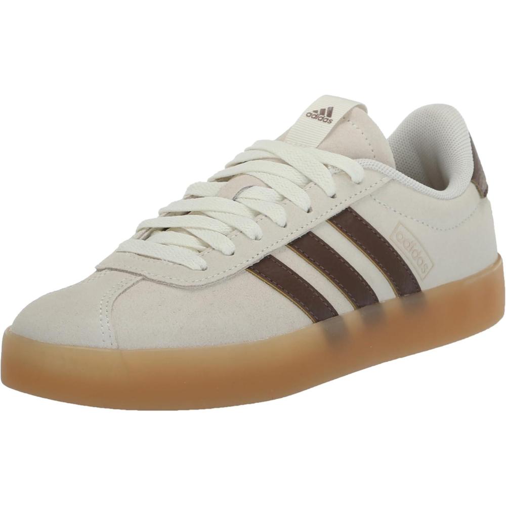 imageadidas Womens VL Court 30 SneakerOff WhiteEarth StrataWonder Beige