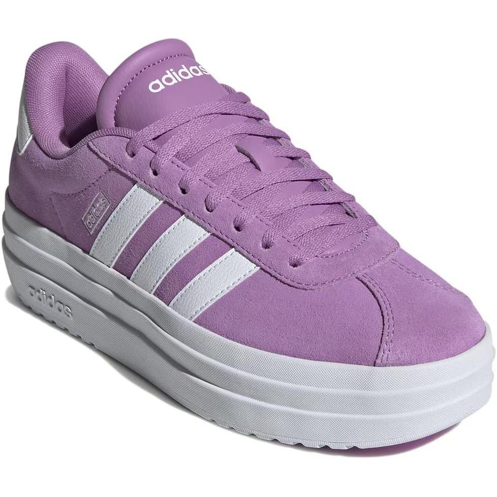 imageadidas Womens VL Court 30 SneakerPreloved PurpleWhiteWhite