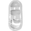 imageAAMA Foam Kick Foot Protector Guard for Point Sparring Karate Taekwondo Martial ArtsWhite