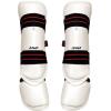 imageAAMA Martial Arts Taekwondo Vinyl Shin Instep Guard ProtectorXXXS