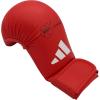 imageadidas  WKF Karate Mitts for Men Women ampamp Kids  Intermediate and Advanced Level Training Gloves  with Injection Mould Padding Perfect for Training and Sparring  WKF Approved  No Thumb