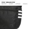 imageadidas 3Stripe Classic Backpack for Men and Women Bag with Laptop Sleeve Sandy PinkOnix Grey One SizeBlackWhite50