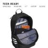 imageadidas 3Stripe Classic Backpack for Men and Women Bag with Laptop Sleeve Sandy PinkOnix Grey One SizeBlackWhite50