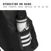 imageadidas 3Stripe Classic Backpack for Men and Women Bag with Laptop Sleeve Sandy PinkOnix Grey One SizeBlackWhite50