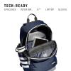 imageadidas 3Stripe Classic Backpack for Men and Women Bag with Laptop Sleeve Sandy PinkOnix Grey One SizeCollegiate NavyJersey Onix GreyWhite40