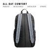 imageadidas 3Stripe Classic Backpack for Men and Women Bag with Laptop Sleeve Sandy PinkOnix Grey One SizeJersey Onix GreyBlack40