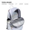 imageadidas 3Stripe Classic Backpack for Men and Women Bag with Laptop Sleeve Sandy PinkOnix Grey One SizeJersey WhiteWhite Rainbow40