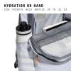 imageadidas 3Stripe Classic Backpack for Men and Women Bag with Laptop Sleeve Sandy PinkOnix Grey One SizeJersey WhiteWhite Rainbow40