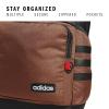 imageadidas 3Stripe Classic Backpack for Men and Women Bag with Laptop Sleeve Sandy PinkOnix Grey One SizePreloved BrownBlack40