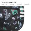 imageadidas 3Stripe Classic Backpack for Men and Women Bag with Laptop Sleeve Sandy PinkOnix Grey One SizeRec League BlackWhite50
