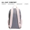 imageadidas 3Stripe Classic Backpack for Men and Women Bag with Laptop Sleeve Sandy PinkOnix Grey One SizeSandy PinkOnix Grey