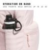 imageadidas 3Stripe Classic Backpack for Men and Women Bag with Laptop Sleeve Sandy PinkOnix Grey One SizeSandy PinkOnix Grey
