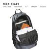 imageadidas 3Stripe Classic Backpack for Men and Women Bag with Laptop Sleeve Sandy PinkOnix Grey One SizeTech Aop Grey FourBlack50