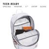 imageadidas 3Stripe Classic Backpack for Men and Women Bag with Laptop Sleeve Sandy PinkOnix Grey One SizeWhiteRose GoldOnix Grey50