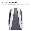 imageadidas 3Stripe Classic Backpack for Men and Women Bag with Laptop Sleeve Sandy PinkOnix Grey One SizeWhiteRose GoldOnix Grey50
