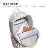 imageadidas 3Stripe Classic Backpack for Men and Women Bag with Laptop Sleeve Sandy PinkOnix Grey One SizeWoodland Floral Chalk WhiteWonder Orchid Purple50