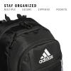 imageadidas Excel Backpack  Insulated Lunch Bag BlackWhite  BlackWhite One Size70BlackWhite 3 Stripe Webbing