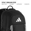 imageadidas Excel Backpack  Insulated Lunch Bag BlackWhite  BlackWhite One Size70BlackWhite 3 Stripe Webbing2