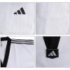 imageadidas KidsAdults WT Taekwondo Student Dobok Without Stripes Martial Arts WTF Children UniformBlack Vneck