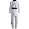 imageadidas KidsAdults WT Taekwondo Student Dobok Without Stripes Martial Arts WTF Children UniformBlack Vneck