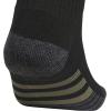 imageadidas Mens Cushioned Quarter Socks 3PairBlackOlive Strata GreenWonder Alumina Grey